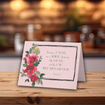 Note d'encouragement personnalisable avec verset d