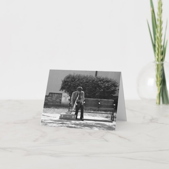 Carte Note du lecteur Saxophone (Devant)