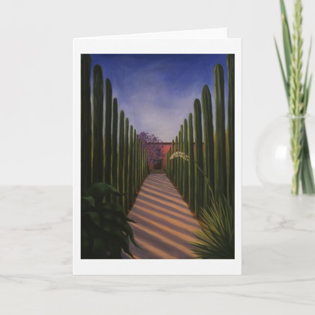 Carte Note : "Mission Garden" (Devant)