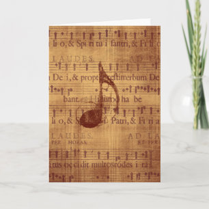 Carte Note musicale