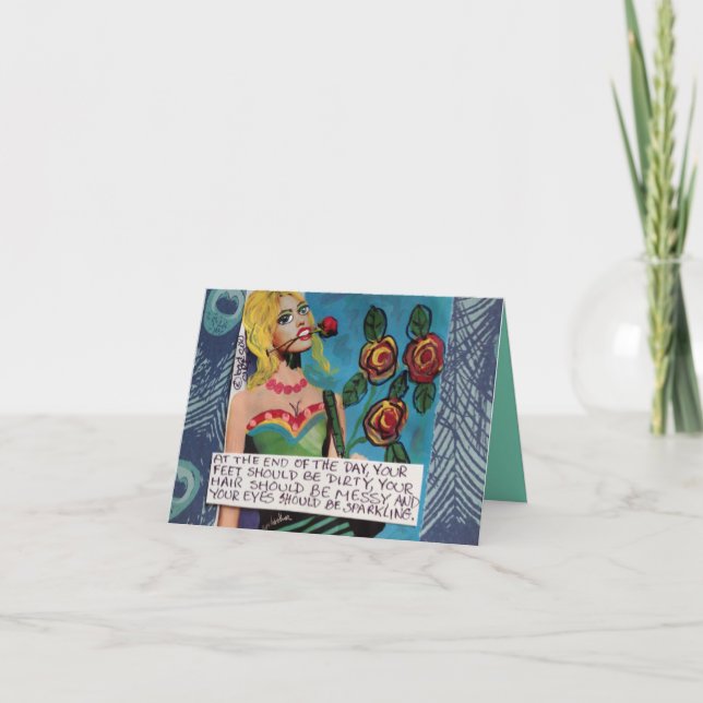 CARTE NOTECARD-AT LA FIN DU JOUR (Devant)