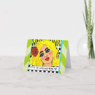 Carte NOTECARD-IT est ÊTRE TELLEMENT IMPLIQUÉ MOI