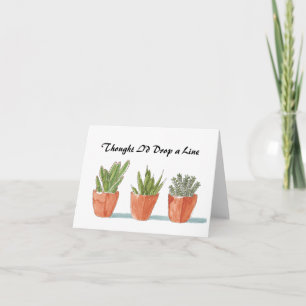 Carte Notecards: Thought I'd Drop a Line