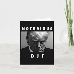 Carte Notorious Djt Donald Trump Photo D'identité Républ