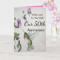 Notre 50e anniversaire Ma femme avec l'amour Colib
