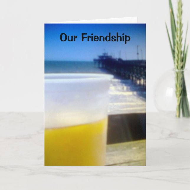 CARTE "NOTRE AMITIÉ ET VOTRE ANNIVERSAIRE" (Devant)