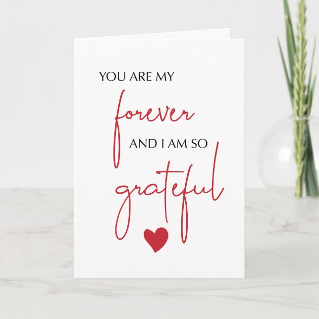 Carte Notre anniversaire gracieux pour l'amour perpétuel (Devant)