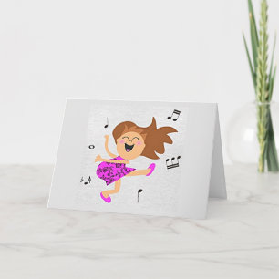 CARTE NOTRE "ANNIVERSAIRE MUTUEL"=BONNE DANSE POUR MOI C