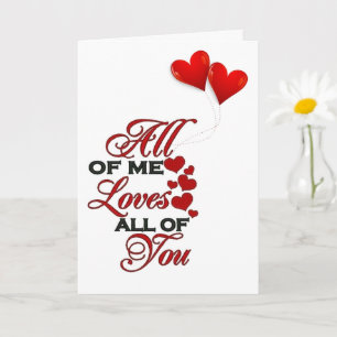 CARTE **NOTRE ANNIVERSAIRE** TOUT DE MOI AIME TOUT DE VO