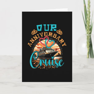 Carte Notre Croisière d'anniversaire de mariage Croisièr