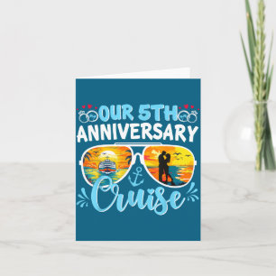 Carte Notre croisière pour notre 5ème anniversaire de ma