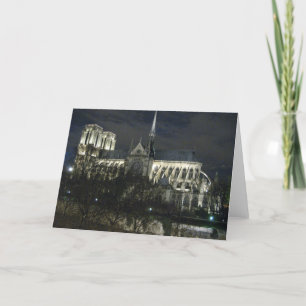 Carte Notre Dame at Night