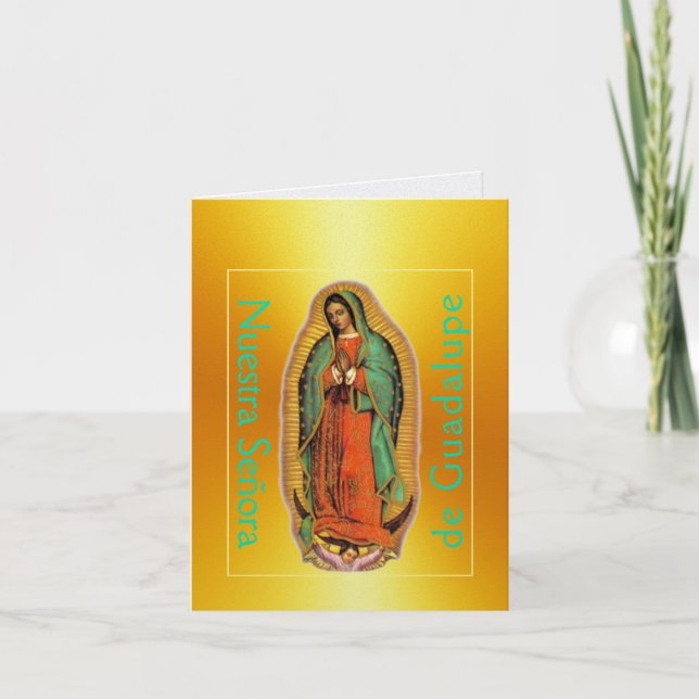 Carte Notre-Dame de Guadalupe (Devant)
