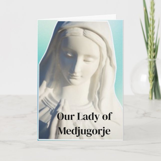 Carte Notre Dame de Medjugorje (Devant)