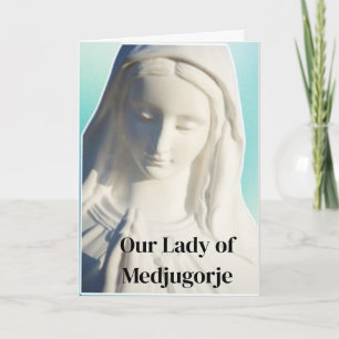 Carte Notre Dame de Medjugorje
