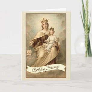 Carte Notre-Dame du Mont-Carmel Anniversaire