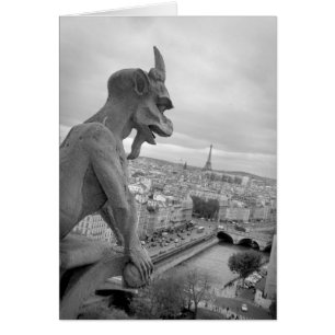 Carte Notre Dame Gargoyle