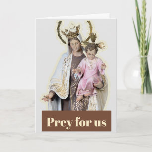 Carte Notre Dame Mont Carmel
