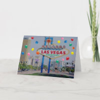 Notre Fabulous Las Vegas Anniversaire Card