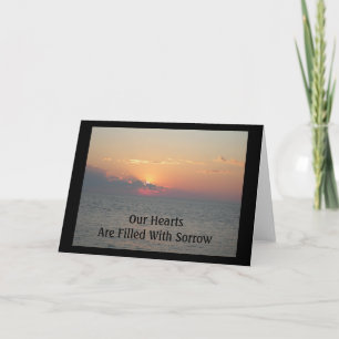 Carte Notre Heartsare rempli de sympathie de plage de