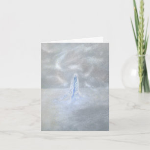 Carte Notre Madame des neige avec le poème