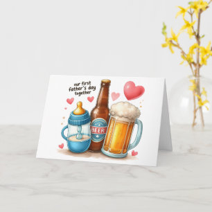 Carte Notre première Fête des pères - Un encouragement à