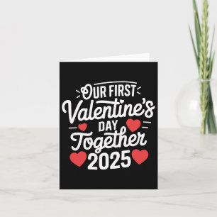 Carte Notre première Saint Valentin Ensemble Saint Valen