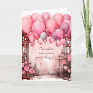 Carte Notre souhait pour vous deux le jour de votre mari