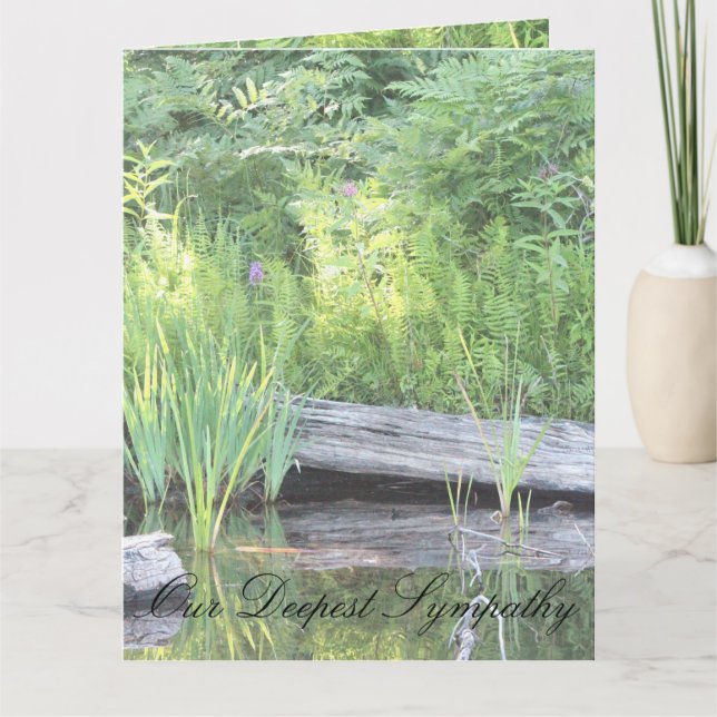 Carte Notre sympathie la plus profonde (Devant)