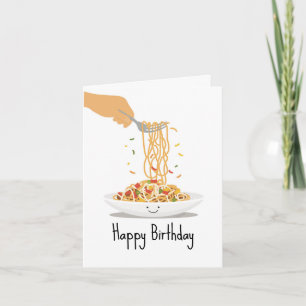 Carte Nouilles Anniversaires