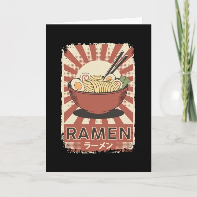 Carte Nourriture japonaise parfaite Ramen | Ramen Lover (Devant)