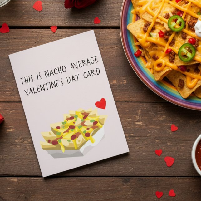Carte Nourriture mexicaine moyenne nacho Amour Saint-Val (Créateur téléchargé)