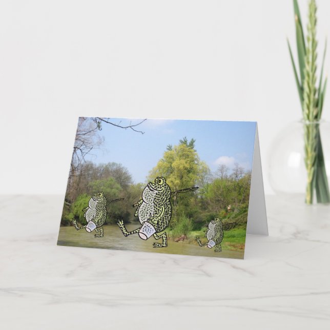 Carte Nous aimons pêcher ! (Devant)