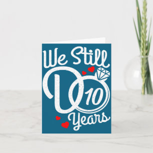 Carte Nous ans toujours 10 couple 10ème mariage