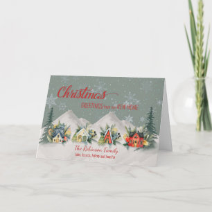 Carte Nous avons déménagé le village de Noël