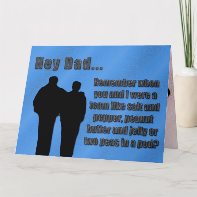 Carte Nous étions un père d'équipe (Devant)