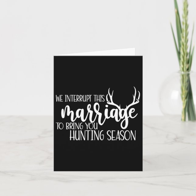 Carte Nous Interrompons Ce Mariage Pour Vous Amener À La (Devant)