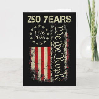 Carte Nous Le Peuple 250 Ans Amérique 1776-2026 250ème 4