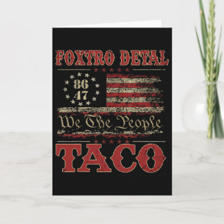 Carte Nous le peuple Taco Foxtrot Delta Taco 2