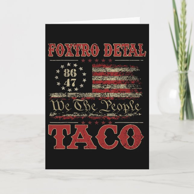 Carte Nous le peuple Taco Foxtrot Delta Taco 2  (Devant)