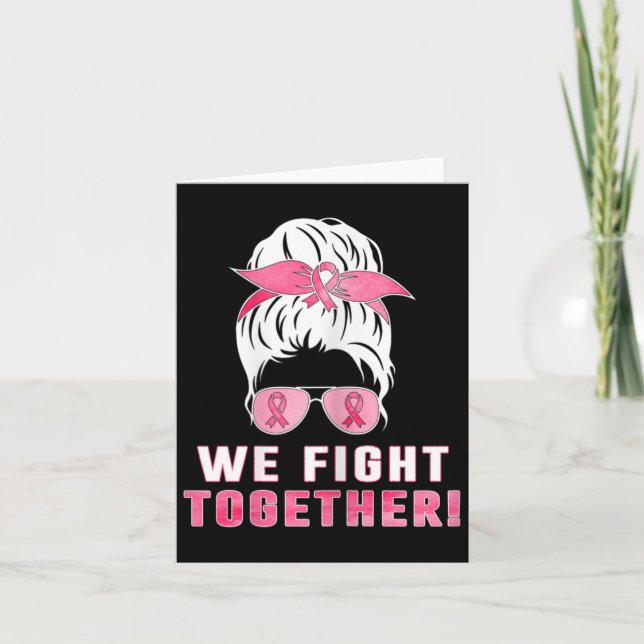 Carte Nous Luttons Ensemble Contre Le Cancer Du Sein (Devant)