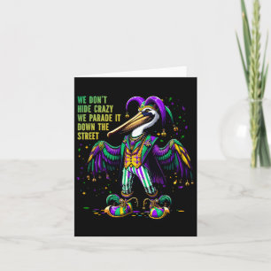 Carte Nous ne cachons pas Crazy Pelikan Costume Enfants 