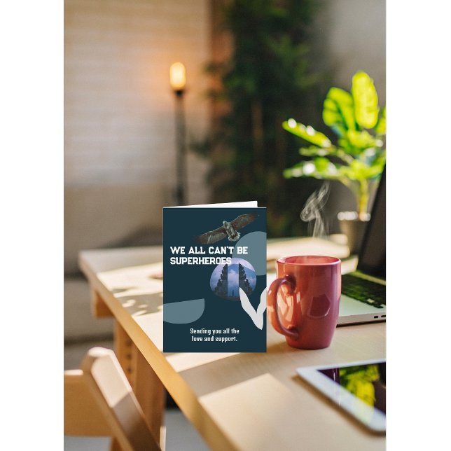 Carte Nous ne pouvons pas tous être des super-héros (Créateur téléchargé)