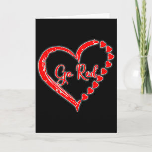 Carte Nous Portons Du Rouge En Février Go Red Pour La Se