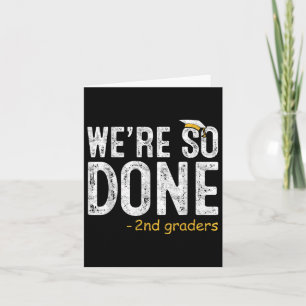 Carte Nous Sommes Donc Fait Cadeaux De 2E Année De Gradu