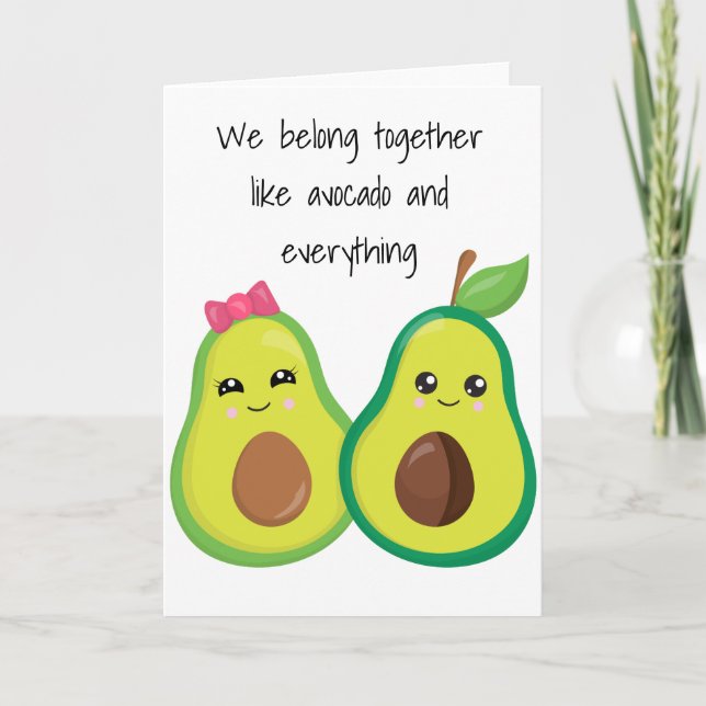 Carte Nous sommes ensemble Amour Avocat Anniversaire drô (Devant)