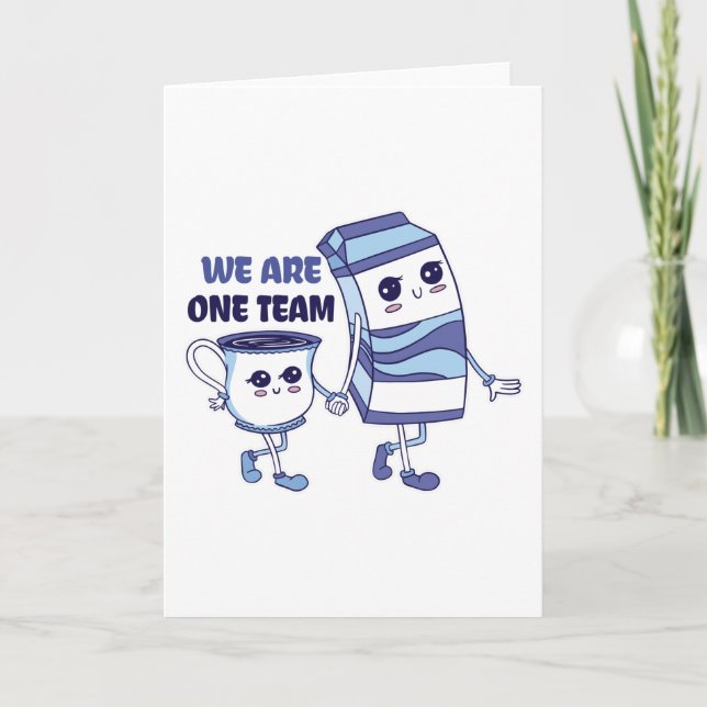 Carte Nous sommes une équipe (Devant)