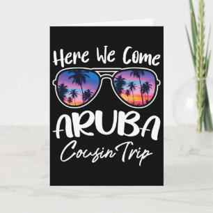 Carte Nous voici Aru amoureux de la plage Cousin Trip Va