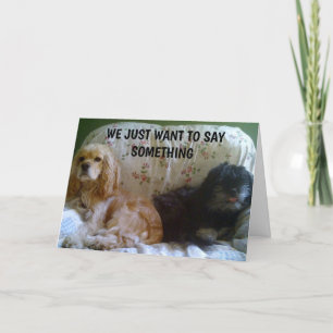 CARTE NOUS VOULONS JUSTE DIRE JEUX ANNIVERSAIRE