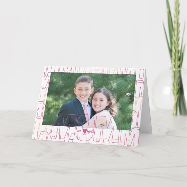 Carte Nous vous aimons, maman ! (Devant)